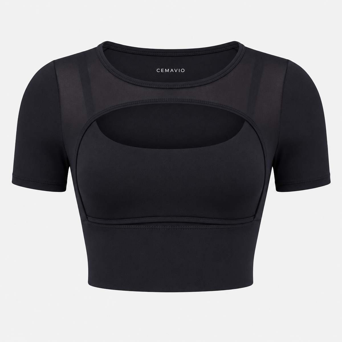 Damen Fitness Top im Layer-Look