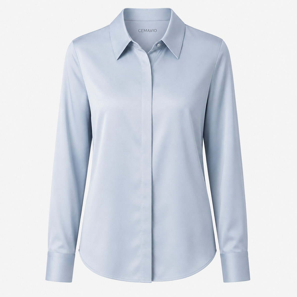 Elegantes Satin-Blusentop für Damen