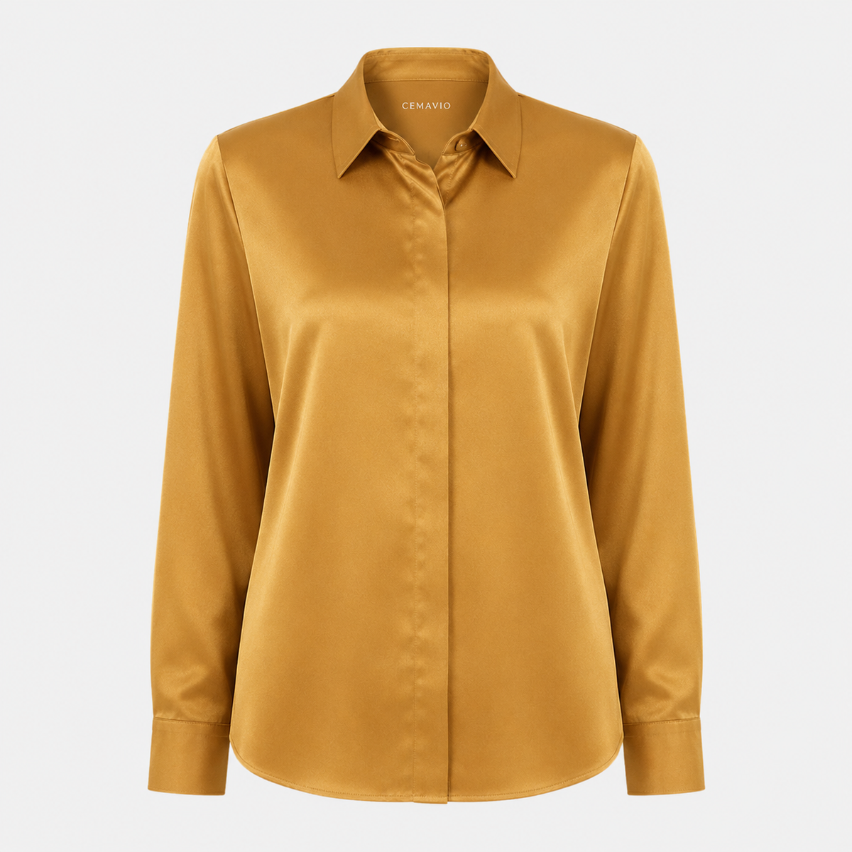 Elegantes Satin-Blusentop für Damen