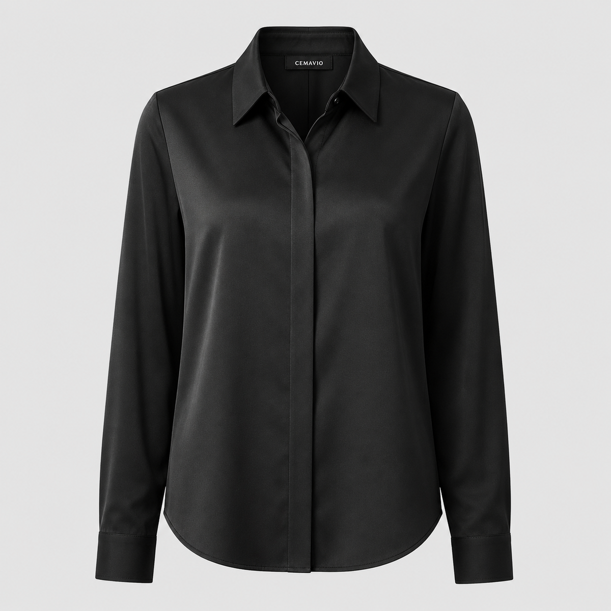 Elegantes Satin-Blusentop für Damen