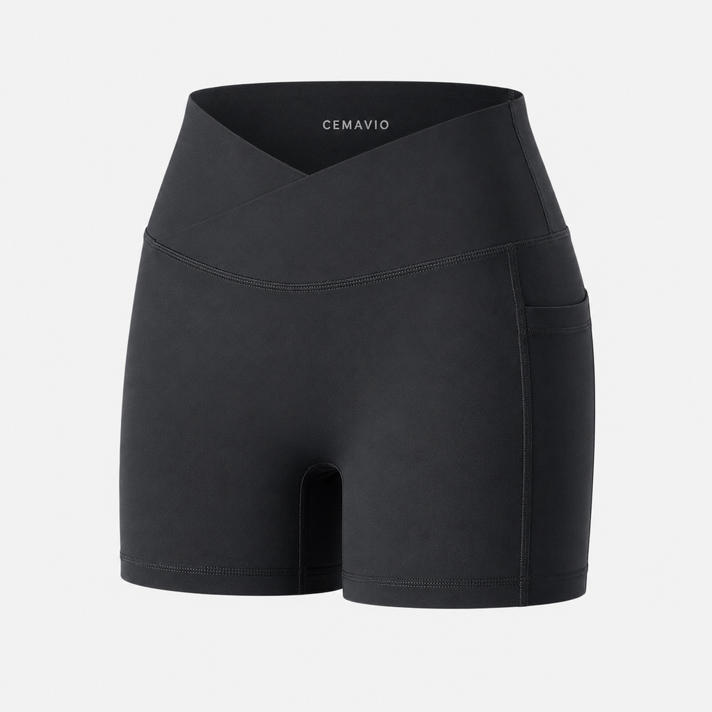 Cemavio Fit Shorts mit Handytasche