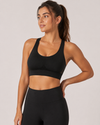 Nahtloser Sport-BH mit Push-up-Effekt