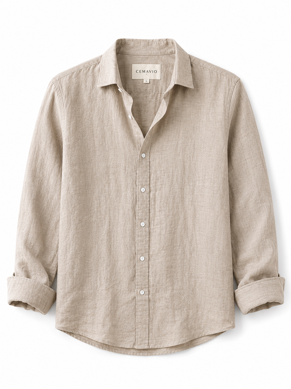 Herren Hawaii-Hemd mit Langarm