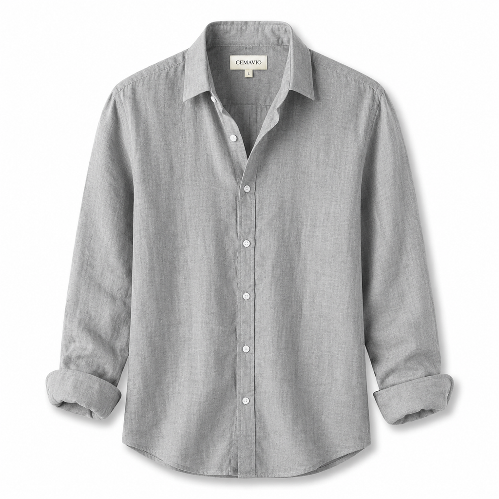 Herren Hawaii-Hemd mit Langarm