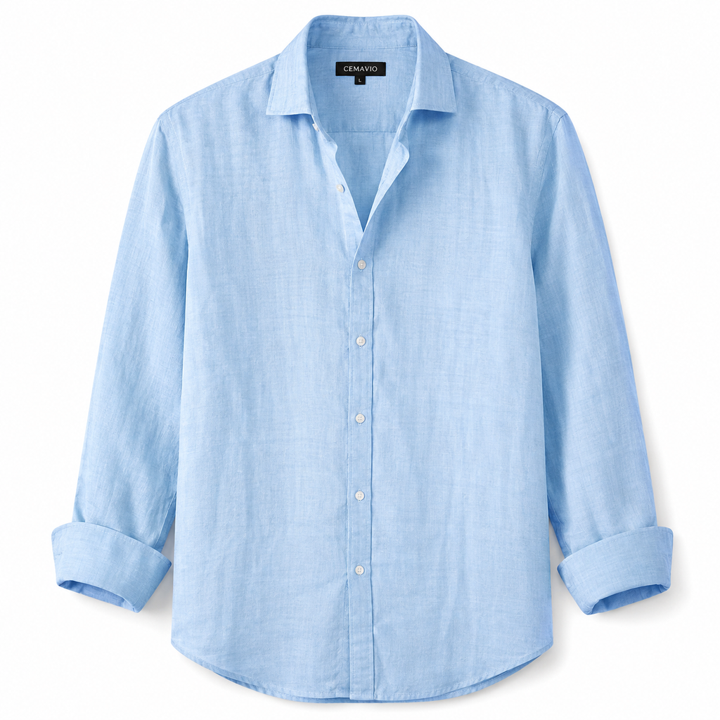 Herren Hawaii-Hemd mit Langarm